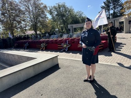 В Степновском округе перезахоронили останки воинов, павших в битве за Кавказ